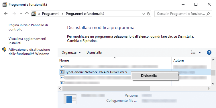 Illustrazione della schermata del driver