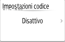 Illustrazione della schermata sul pannello di controllo