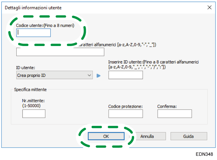 Illustrazione della schermata del driver