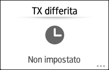 Illustrazione della schermata sul pannello di controllo