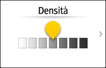 Illustrazione della schermata sul pannello di controllo