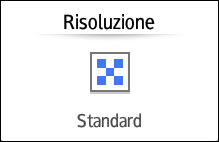 Illustrazione della schermata sul pannello di controllo