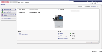 Ilustrace obrazovky webového prohlížeče