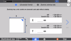 Ilustrace ovládacího panelu