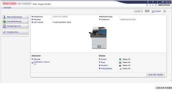 Illustration af skærmbillede i webbrowser