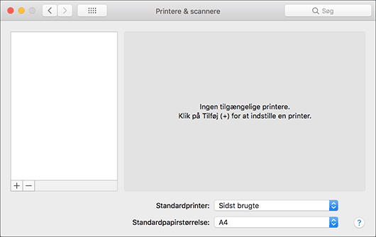 Illustration af driverskærmbillede