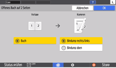 Abbildung Bedienfeld-Display