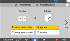 Abbildung Bedienfeld-Display