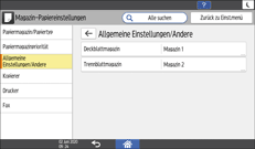 Abbildung Bedienfeld-Display