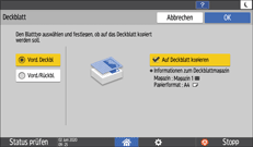 Abbildung Bedienfeld-Display