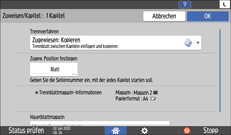 Abbildung Bedienfeld-Display