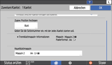Abbildung Bedienfeld-Display