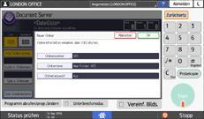 Abbildung Bedienfeld-Display