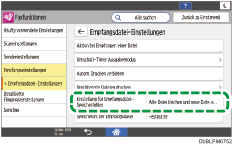 Abbildung Bedienfeld-Display