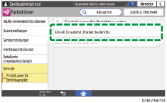 Abbildung Bedienfeld-Display