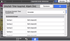 Abbildung Bedienfeld-Display
