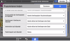 Abbildung Bedienfeld-Display