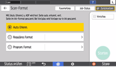 Abbildung Bedienfeld-Display