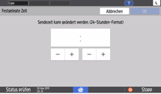 Abbildung Bedienfeld-Display