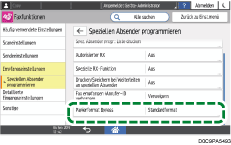 Abbildung Bedienfeld-Display