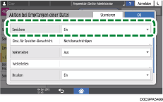 Abbildung Bedienfeld-Display