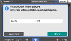 Abbildung Bedienfeld-Display