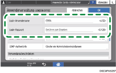 Abbildung Bedienfeld-Display
