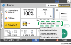 Abbildung Bedienfeld-Display