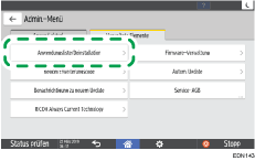 Abbildung Bedienfeld-Display