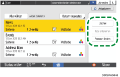Abbildung Bedienfeld-Display