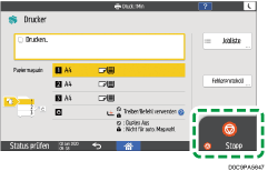 Abbildung Bedienfeld-Display