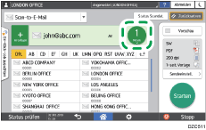 Abbildung Bedienfeld-Display