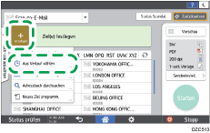 Abbildung Bedienfeld-Display