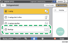 Abbildung Bedienfeld-Display