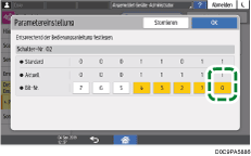 Abbildung Bedienfeld-Display