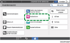 Abbildung Bedienfeld-Display