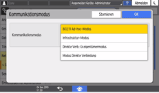 Abbildung Bedienfeld-Display