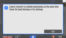 Operation panel screen illustration