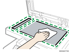 Exposure glass illustration numbered callout illustration