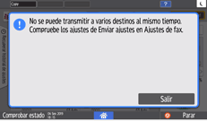 Ilustración de la pantalla del panel de mandos