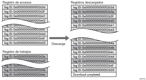 Ilustración de los registros