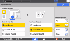 Käyttöpaneelin näyttö