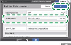 Käyttöpaneelin näyttö