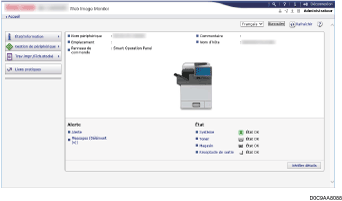 Illustration de la page du navigateur Web