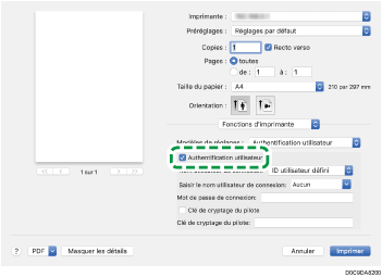 Illustration de l'écran Pilote