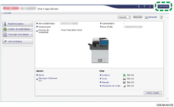 Illustration de la page du navigateur Web