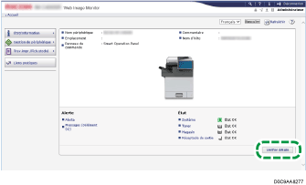 Illustration de la page du navigateur Web