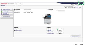 Webböngésző képernyőjének illusztrációja