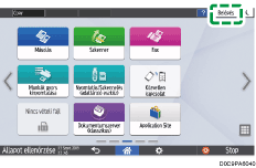 A kezelőpanel ismertetése