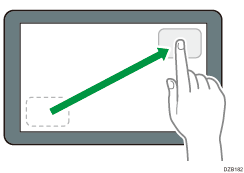 Illustrazione trascinamento